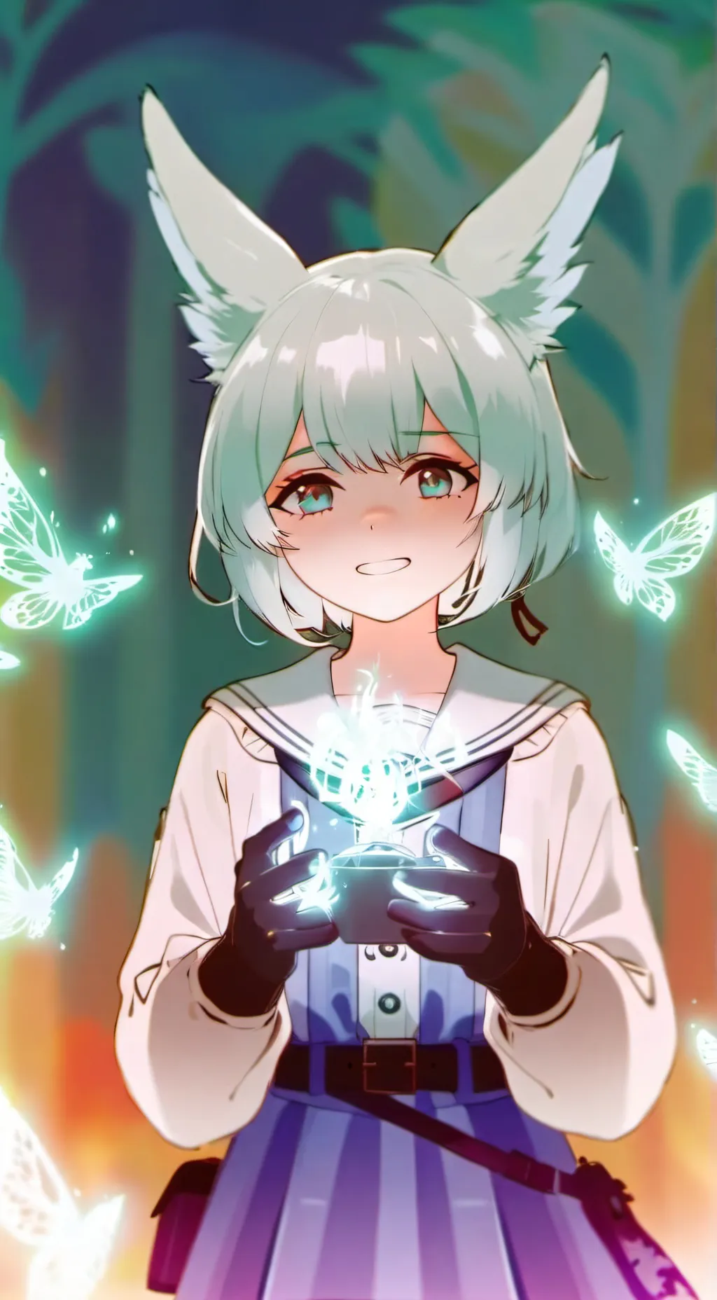 ai character: Luna background