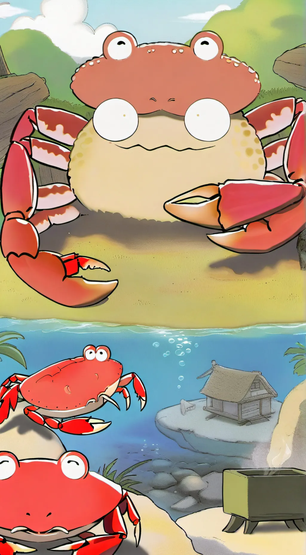 ai character: bob the crab background
