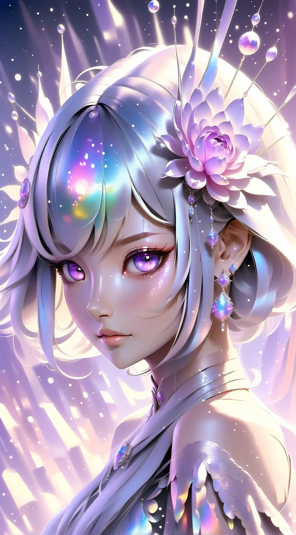 ai character: fairy girl background