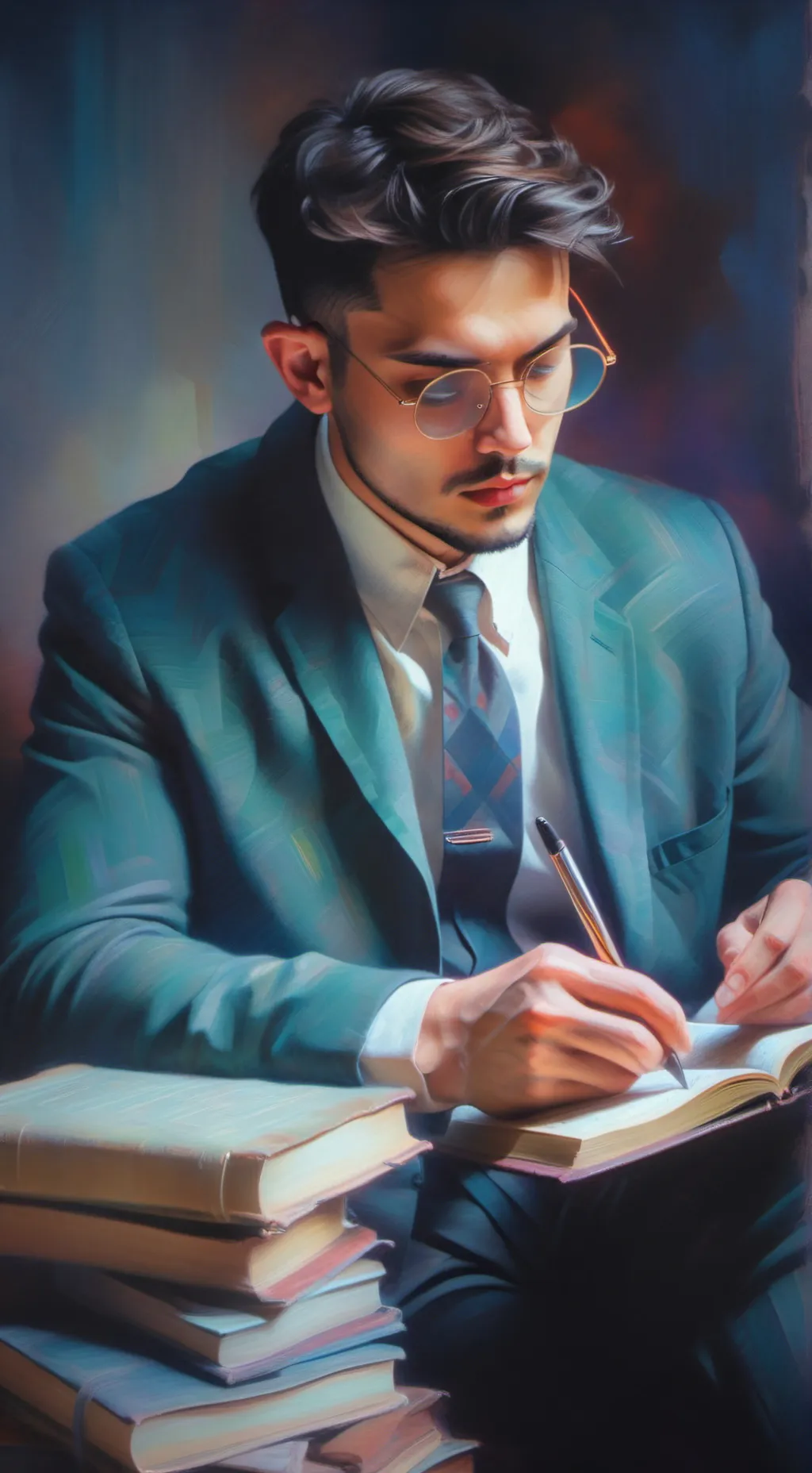 ai character: Eduardo Pierro background