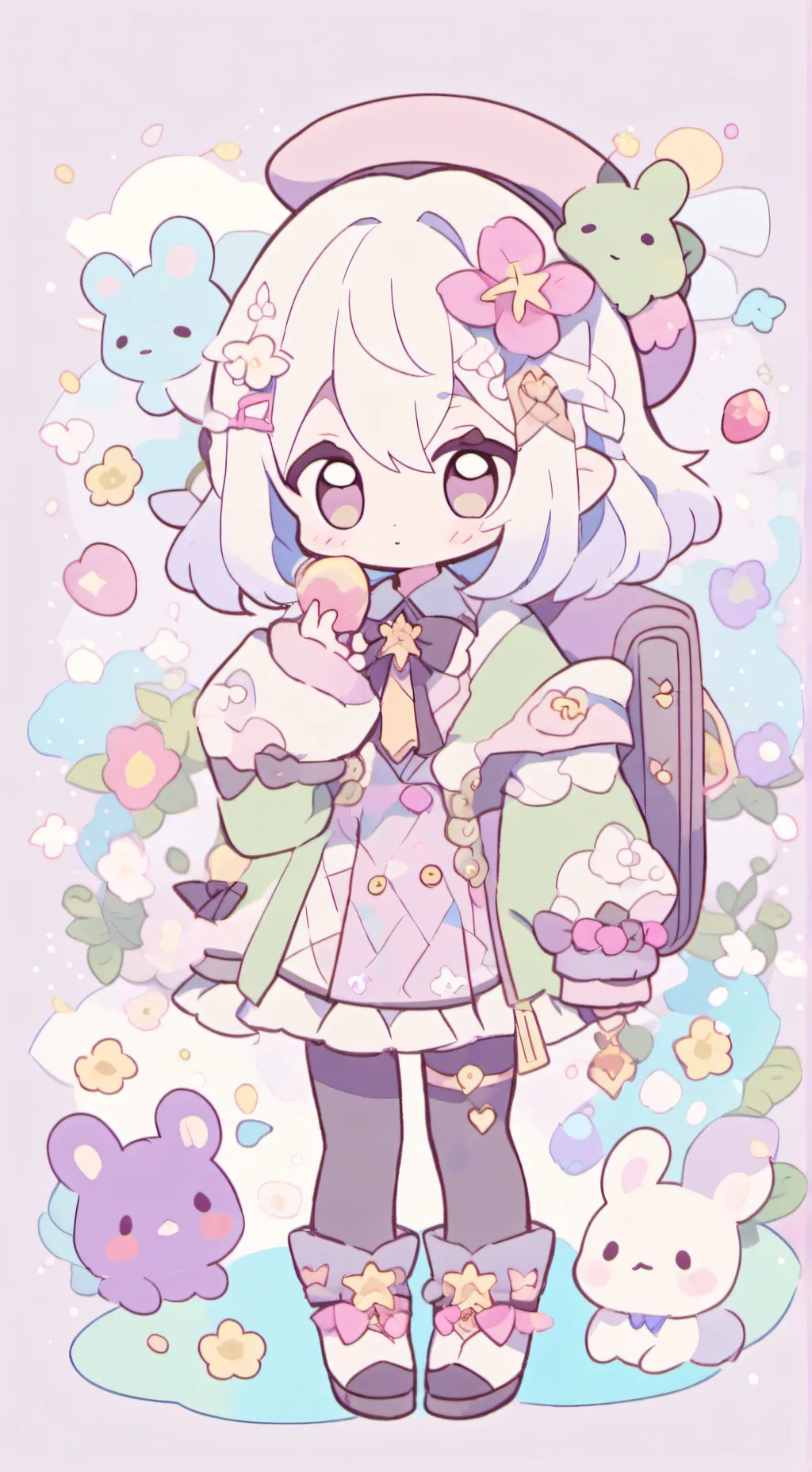 ai character: Abbie yandere background