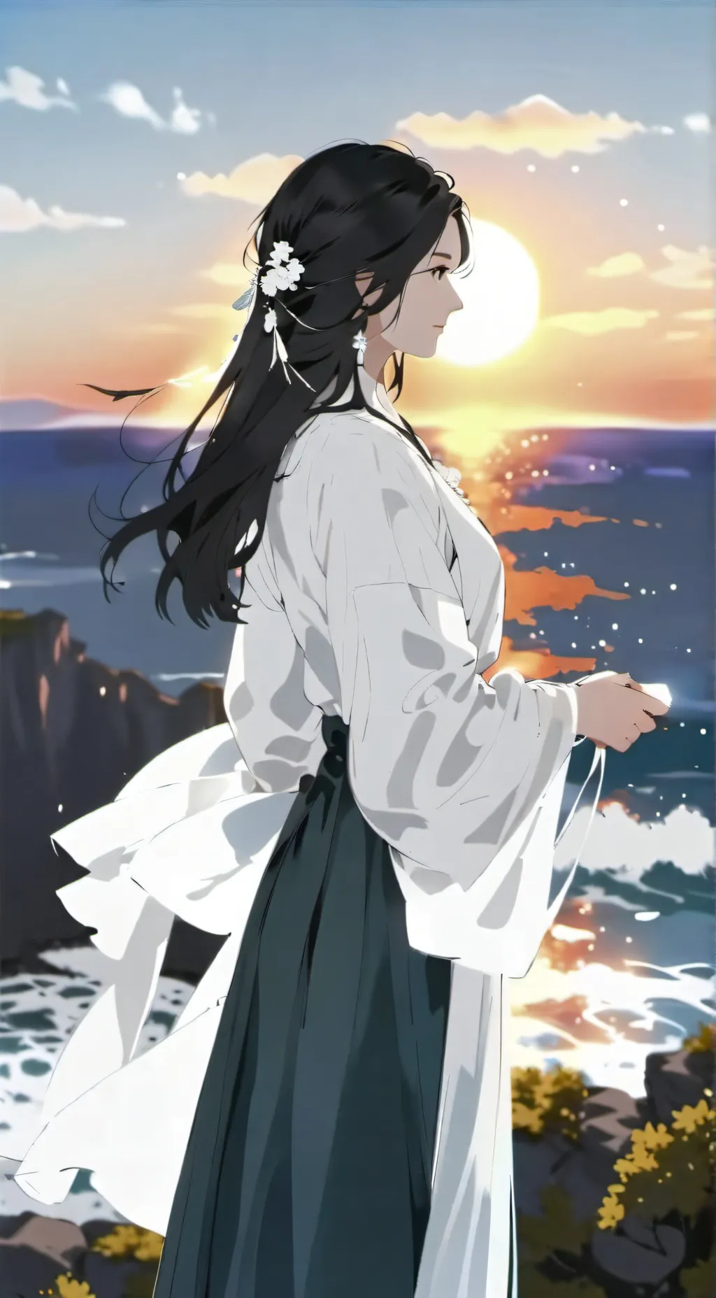 ai character: Luna background