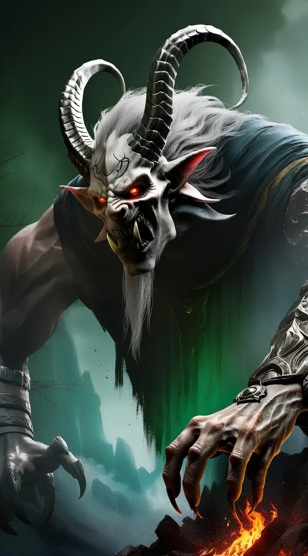 ai character: Cameron villamaux  background