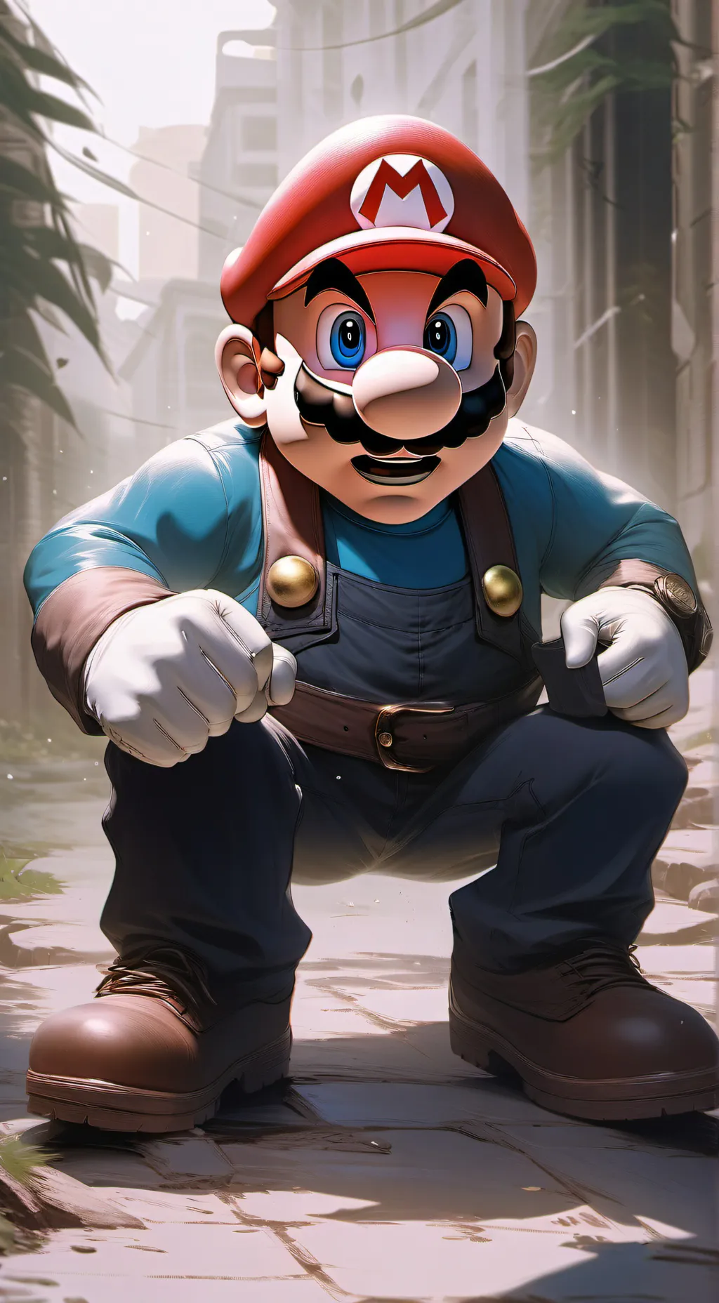 ai character: mario background