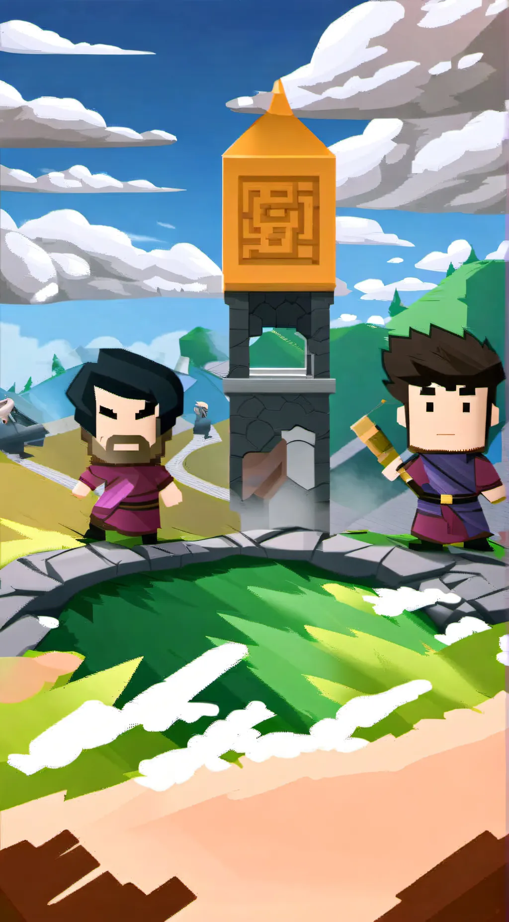 ai character: FS camping background