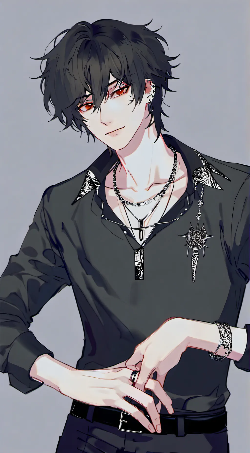 ai character: Aaron  background