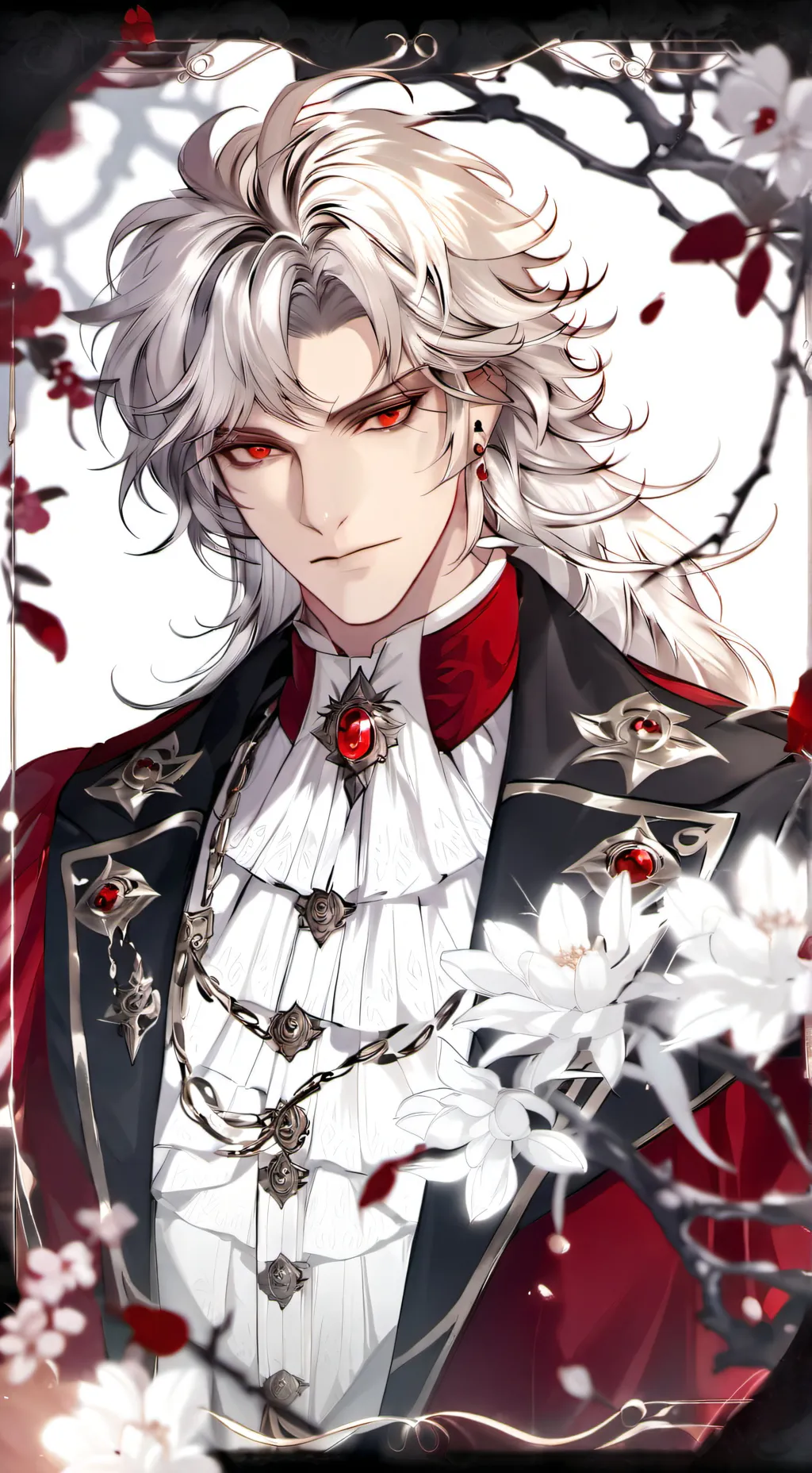 ai character: .∘˚☦︎Aloysius☦︎˚∘. background