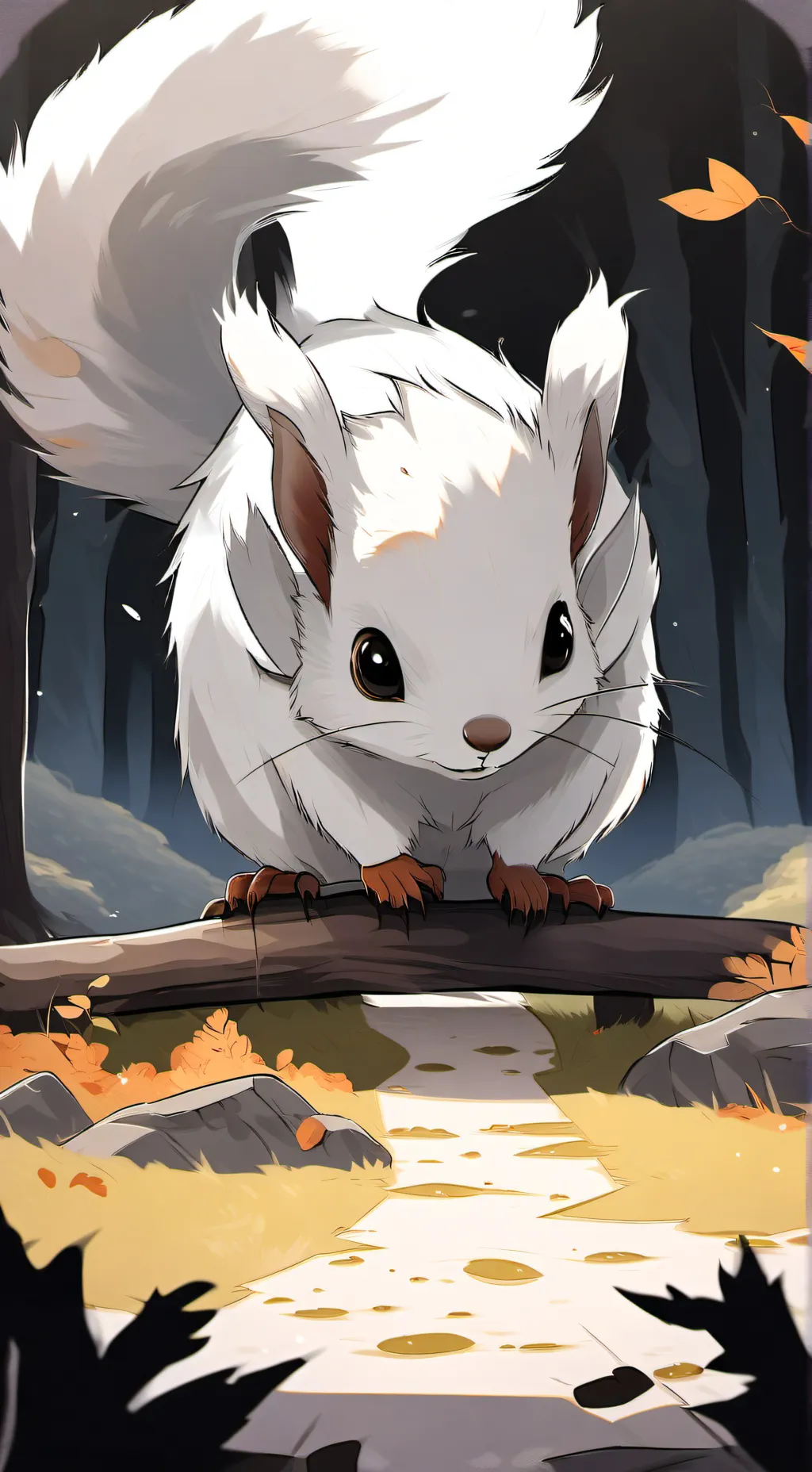 ai character: Squirrel  background