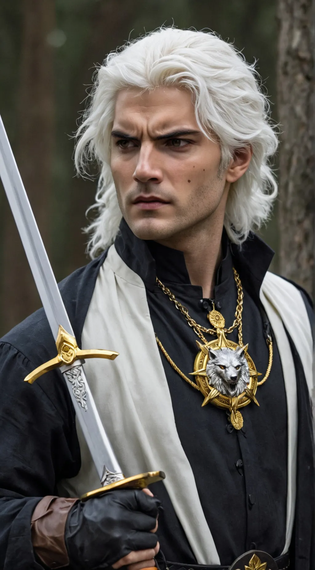 ai character: Geralt  background