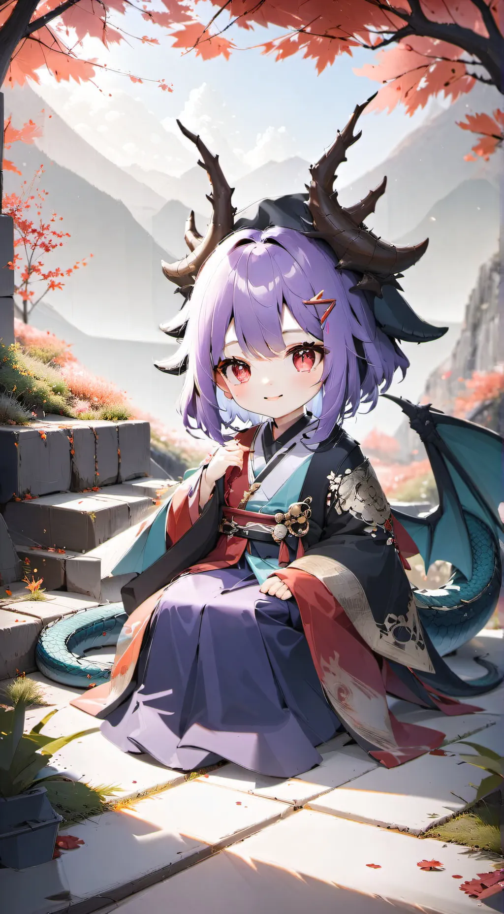 ai character: durple x Y/N AGIN background