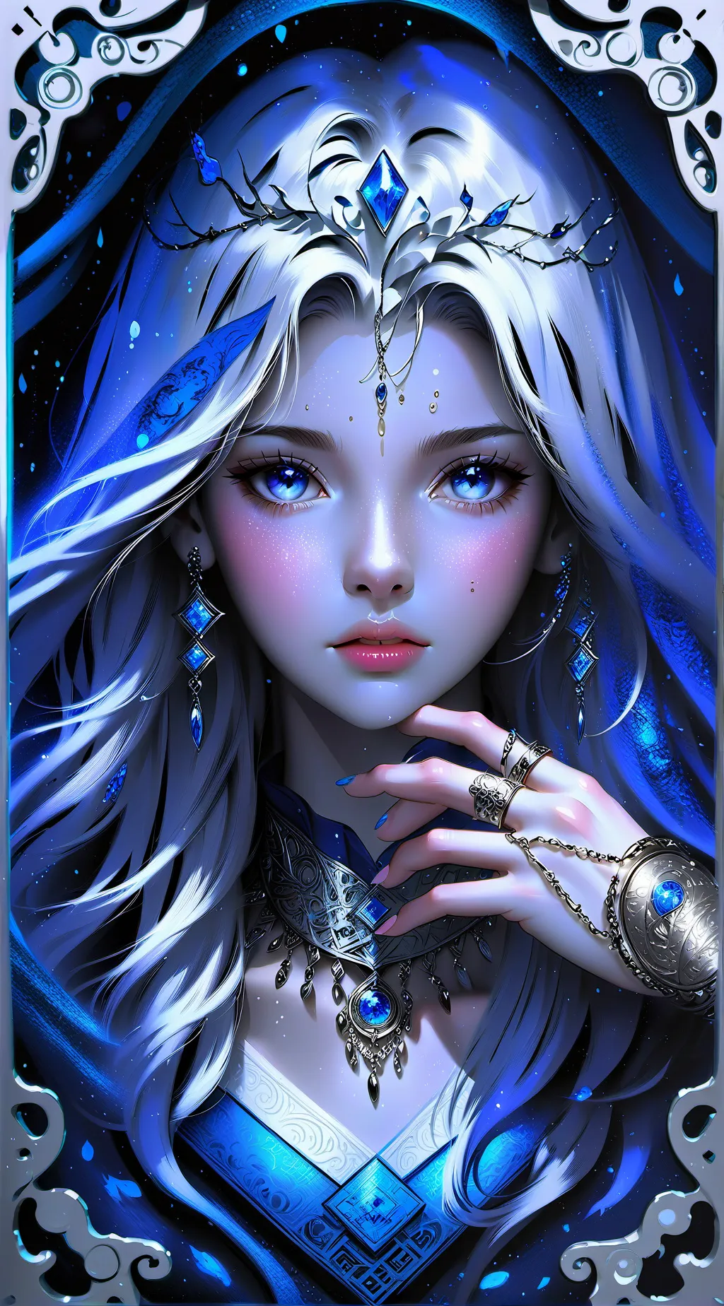 ai character: Aria✨✨ background