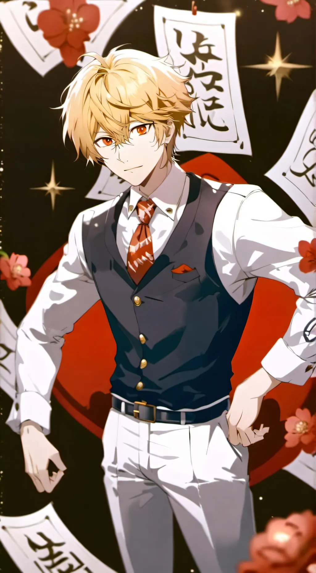 ai character: Bakugo✩🛼 background