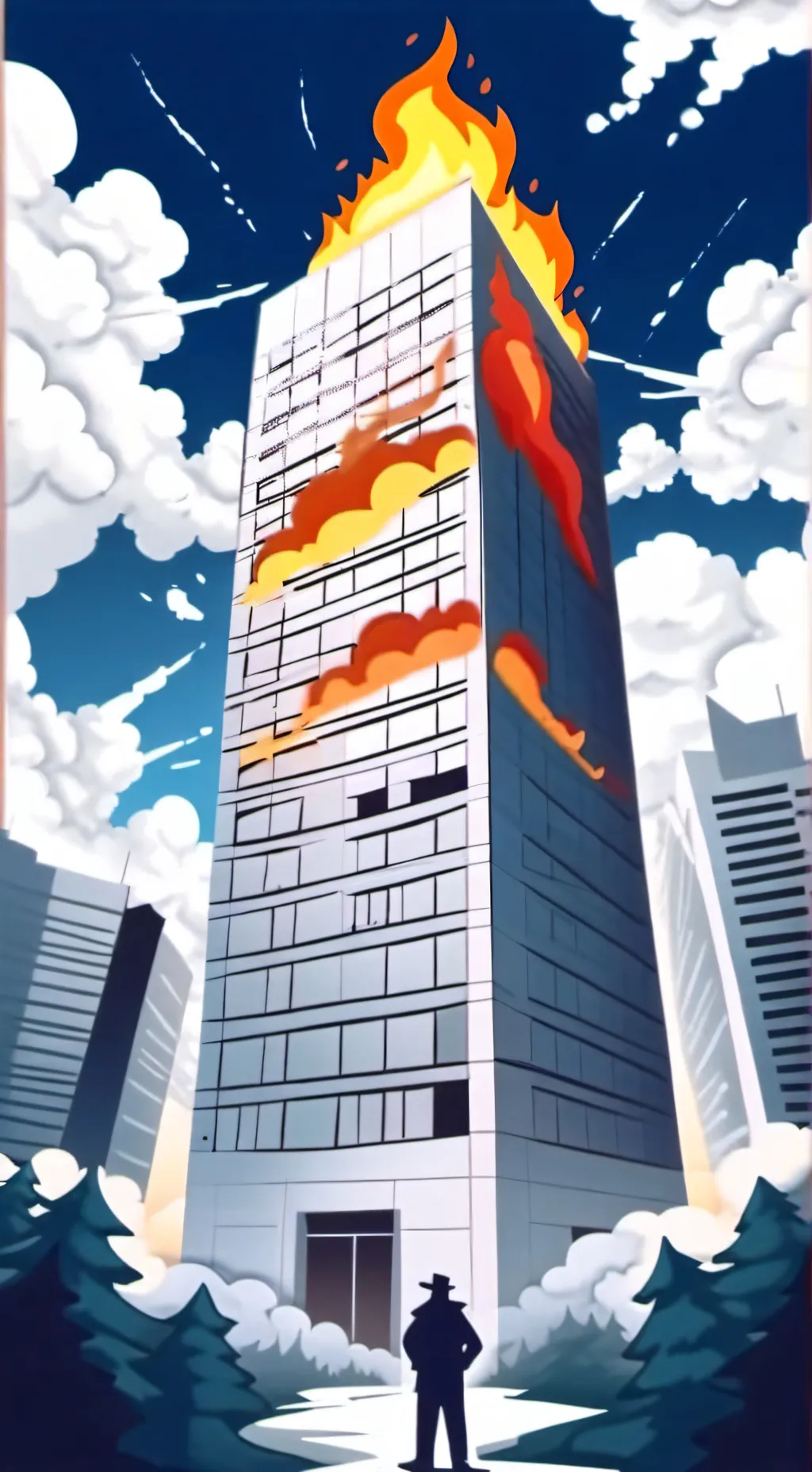 ai character: Mha fire 🔥🔥 background