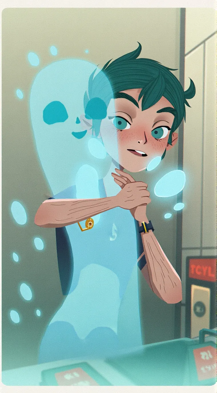 ai character: BakuDeku background