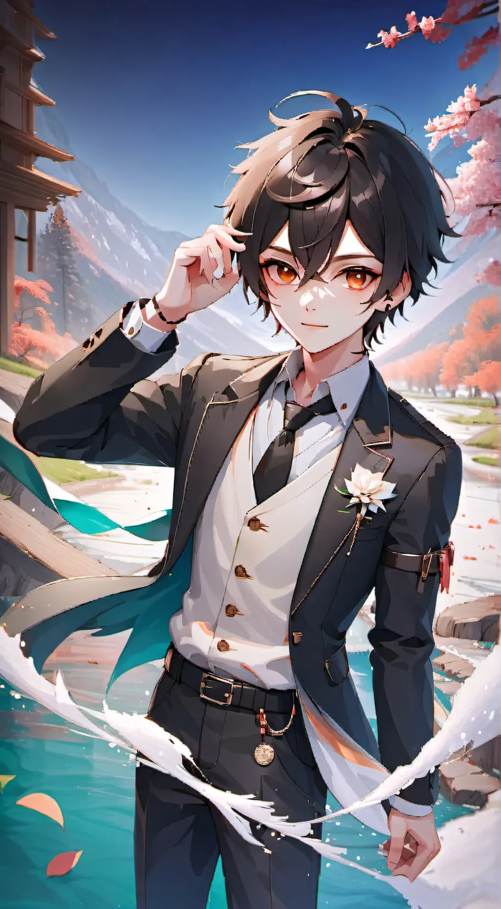 ai character: Zach background