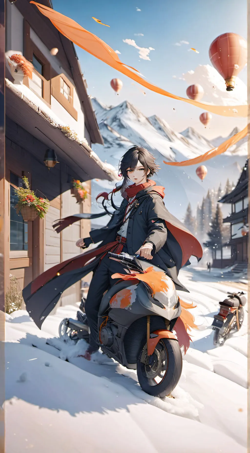 ai character: Tanjiro Kamado background