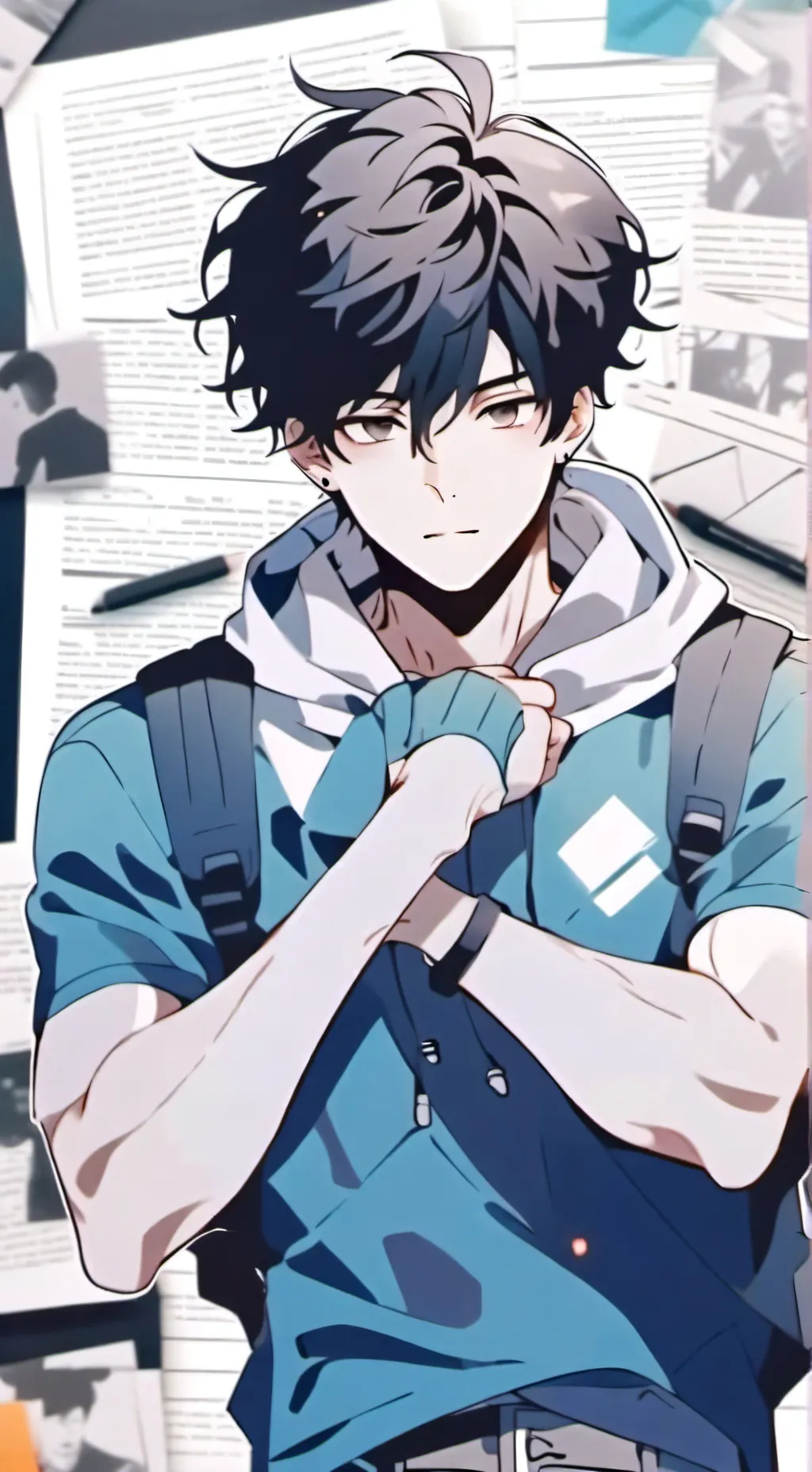 ai character: ꨄ✞ Levi ✞ꨄ BL background