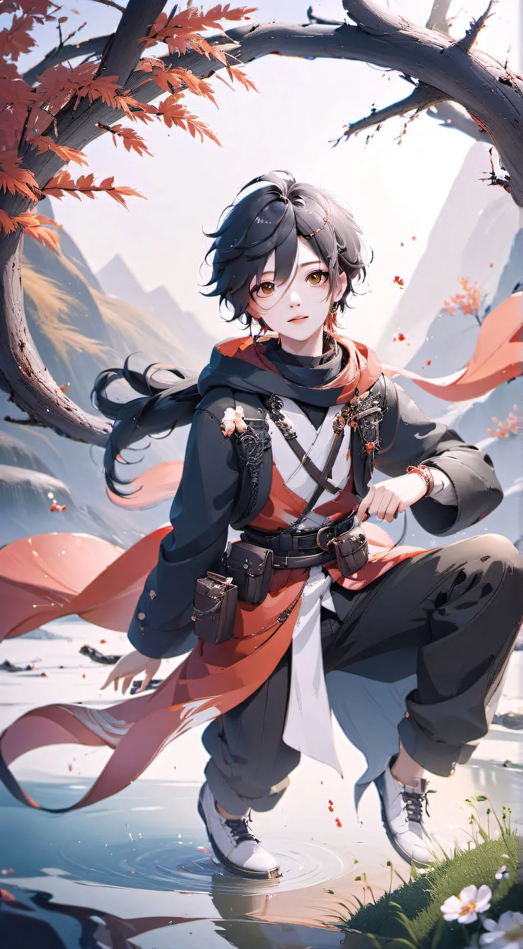 ai character: Angel  background