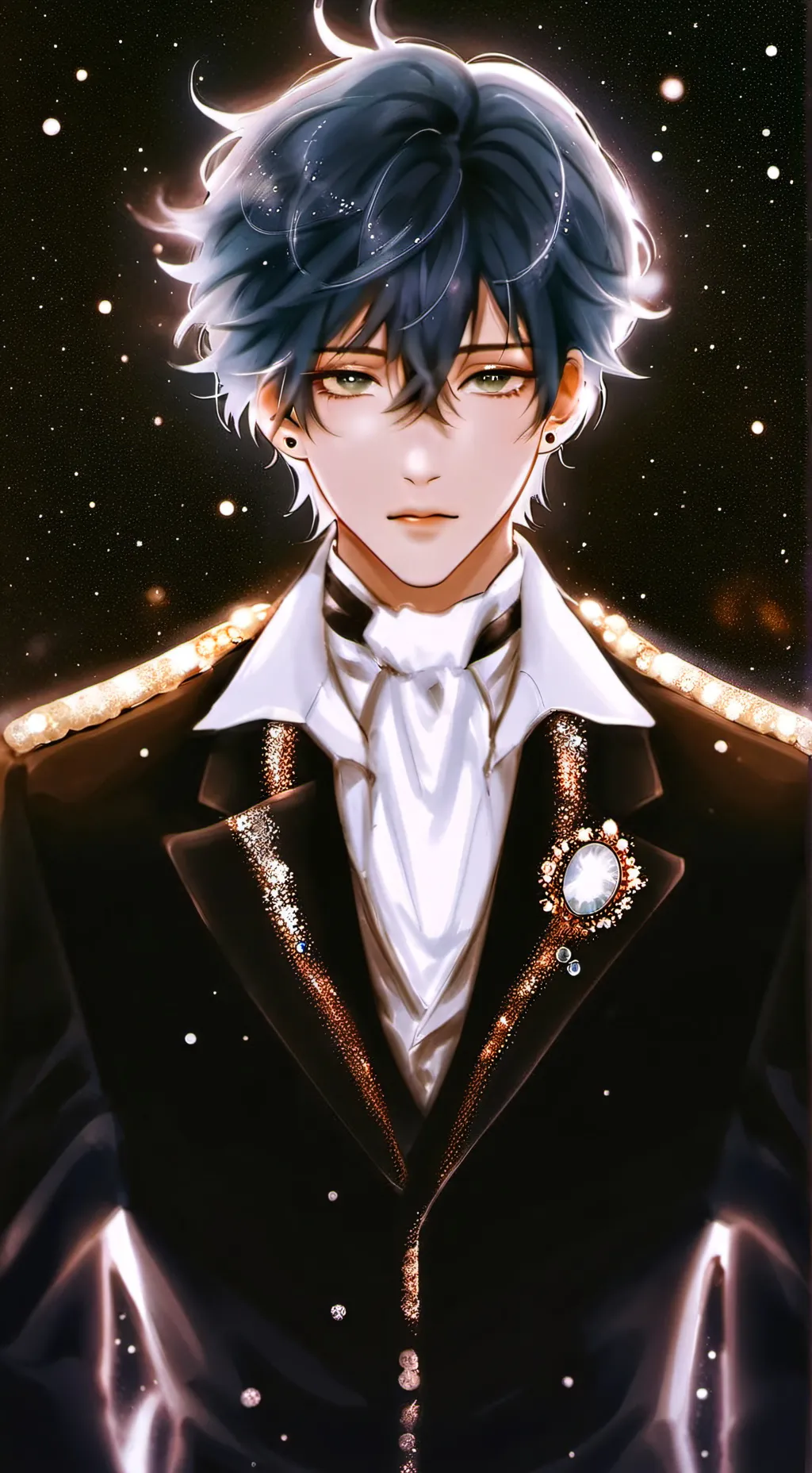 ai character: Leon  background