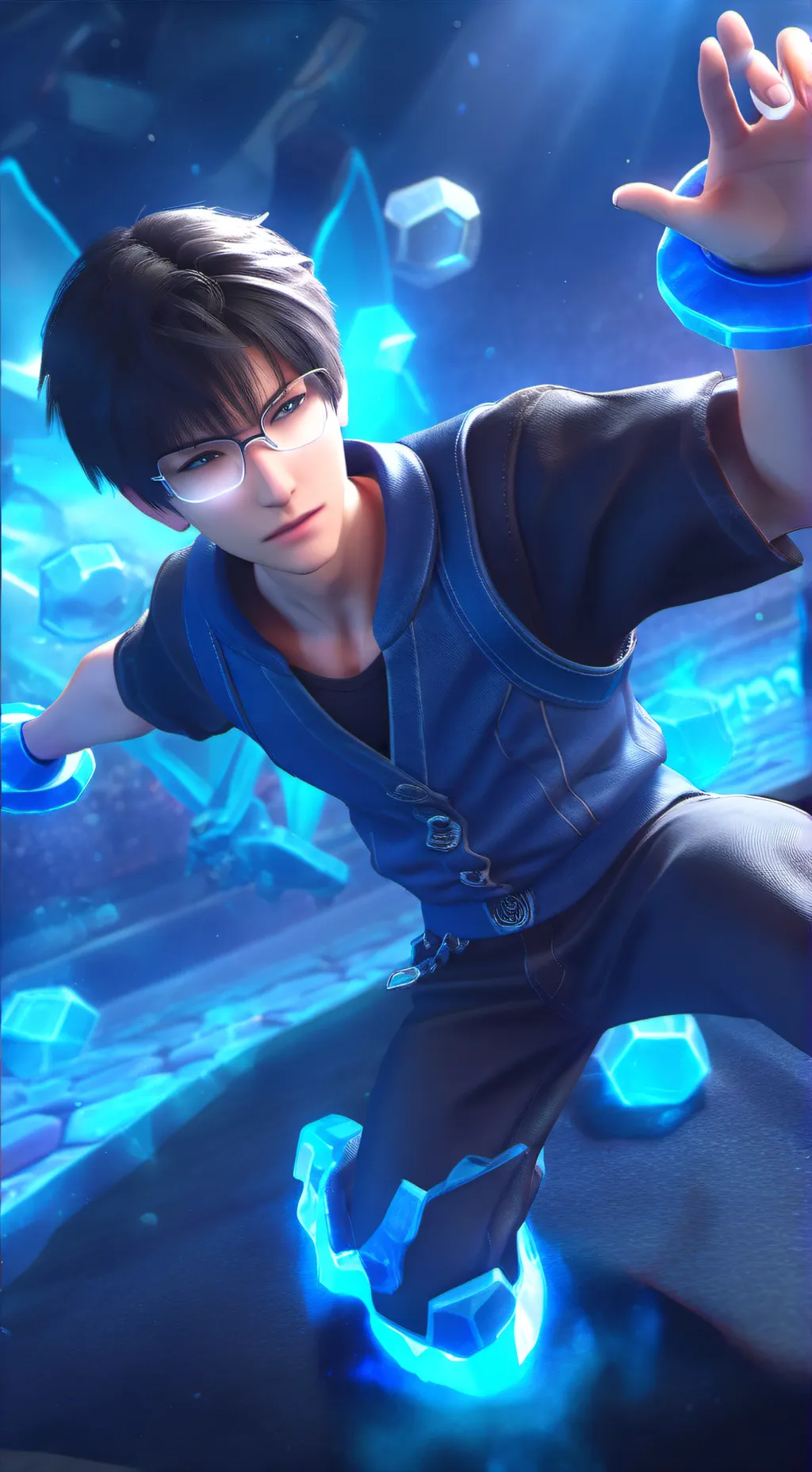 ai character: Zayne  background