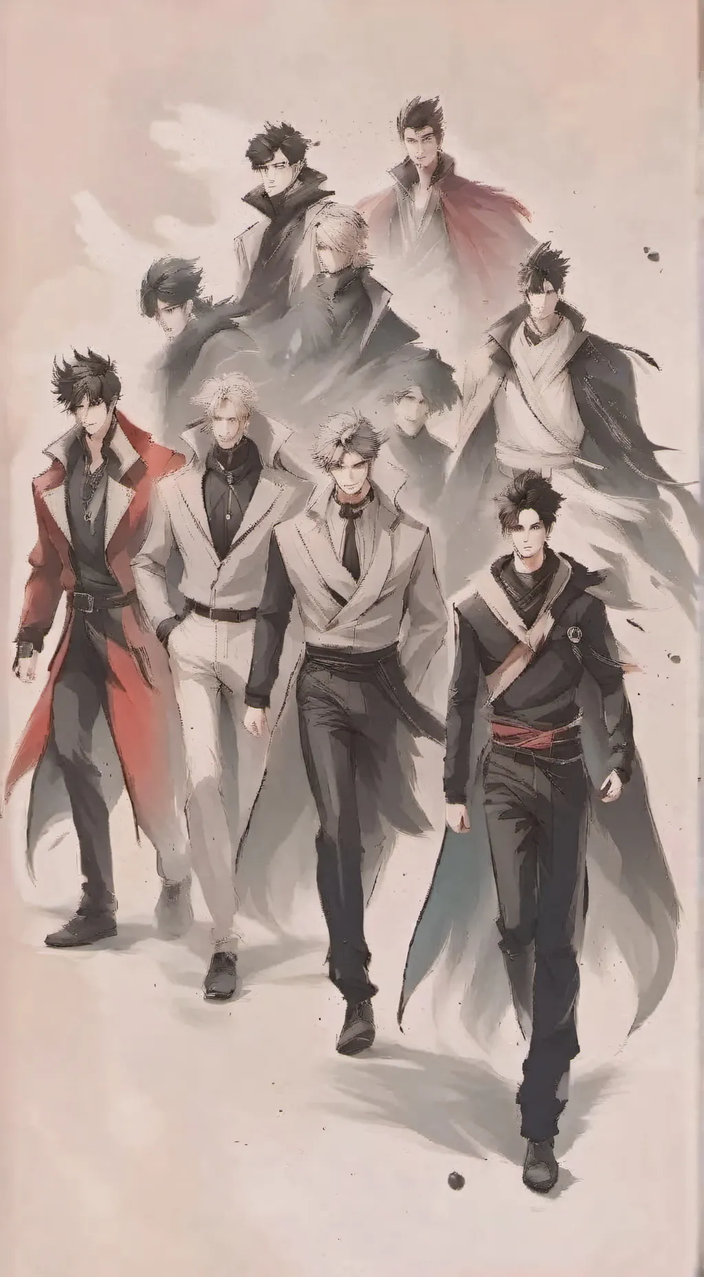 ai character: boy's/Prince  background