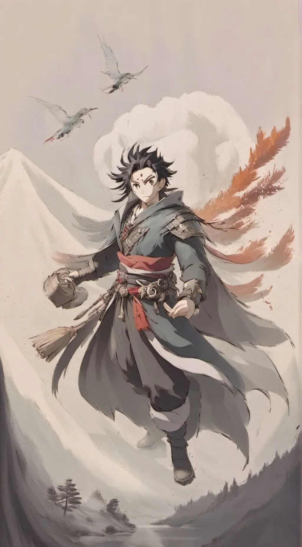 ai character: nova hashira background