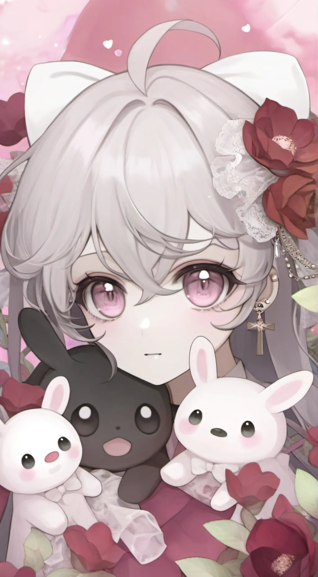 ai character: luna♡ background