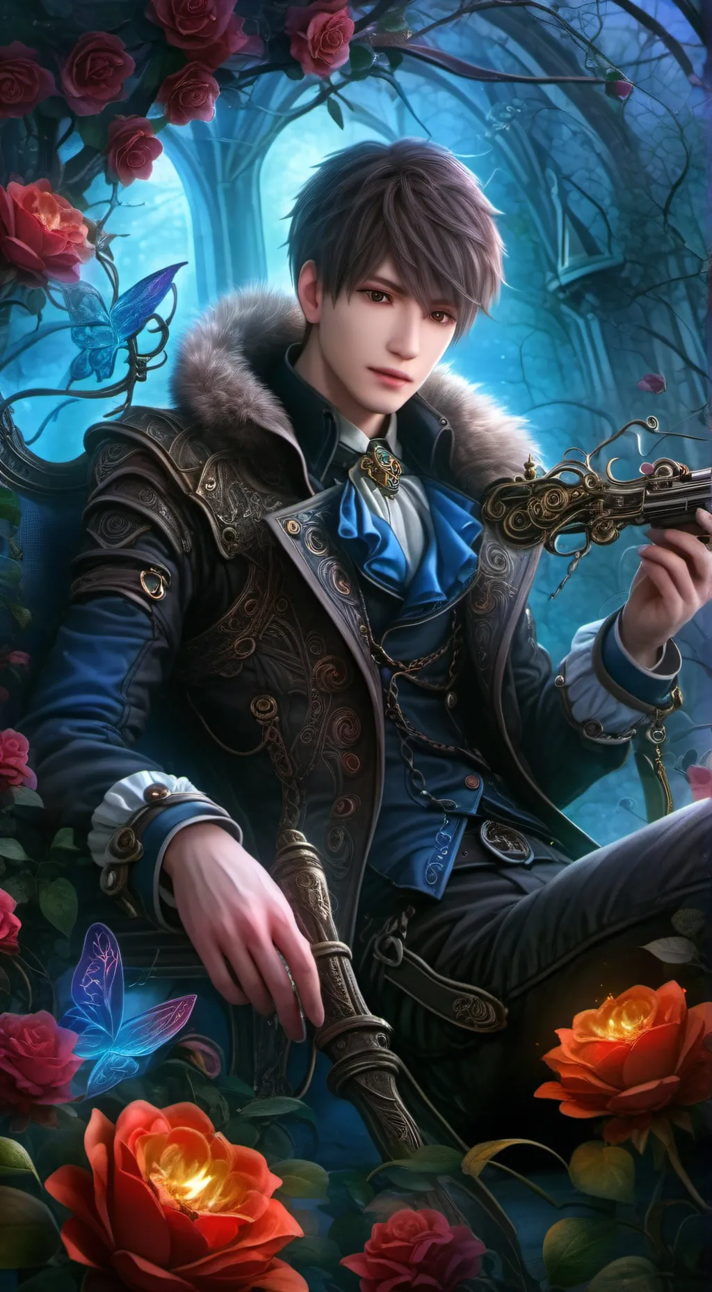 ai character: Caled background