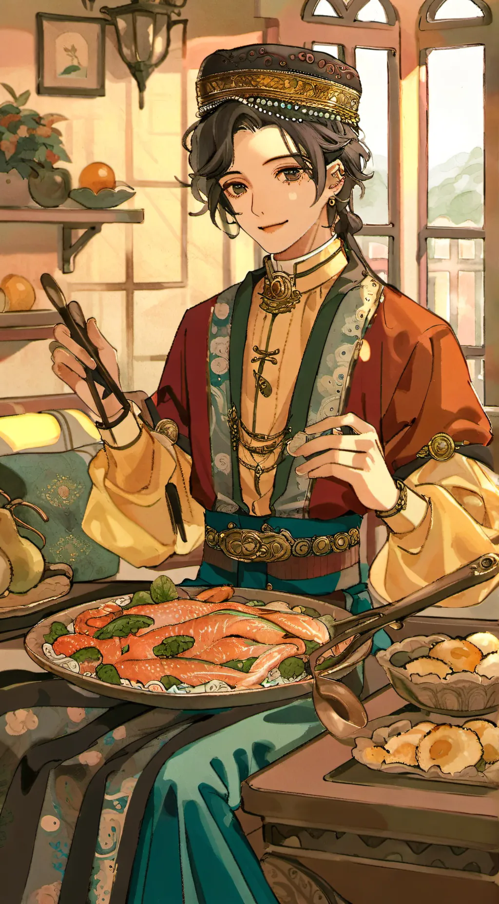 ai character: Larry background