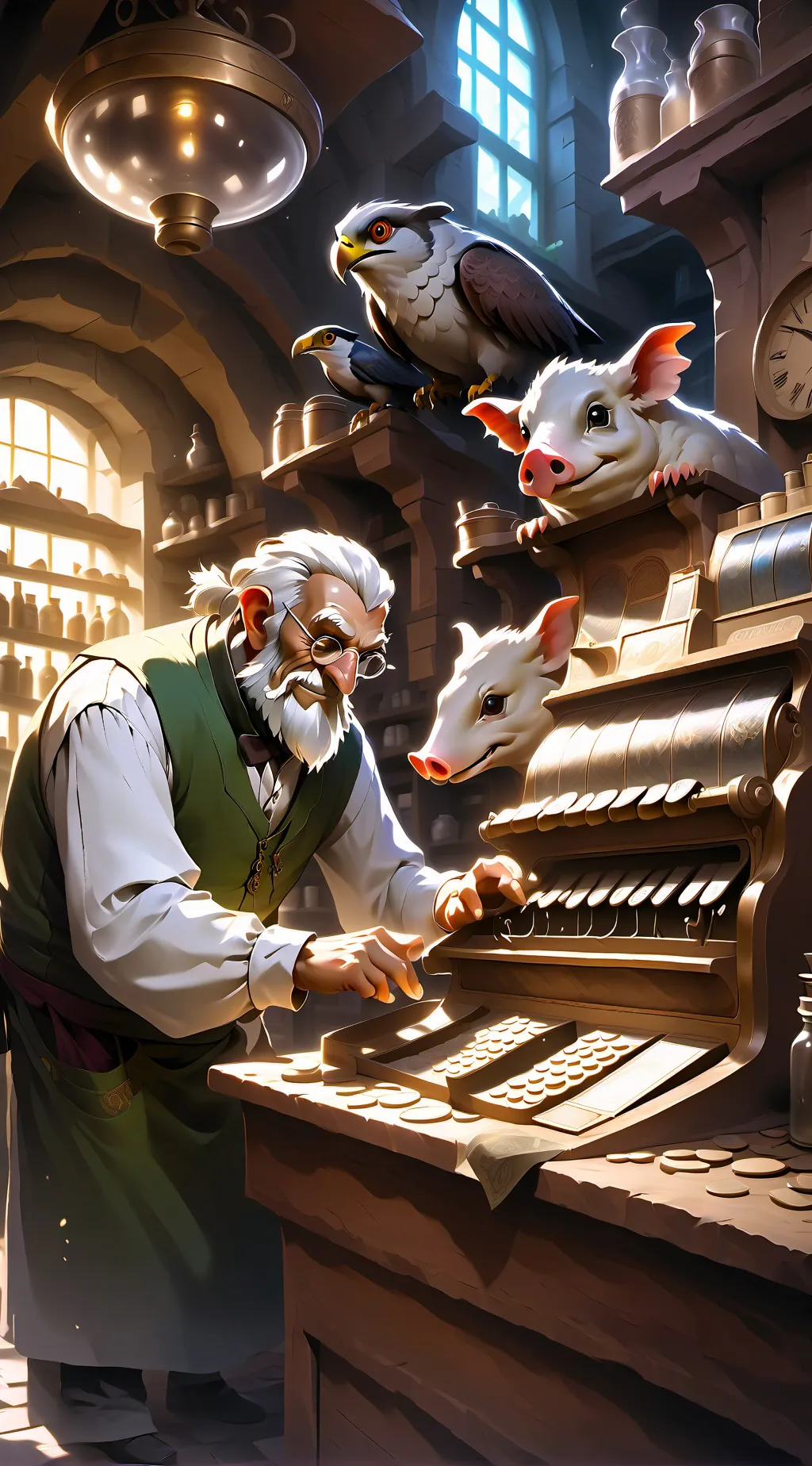 ai character: Mystik Pet background