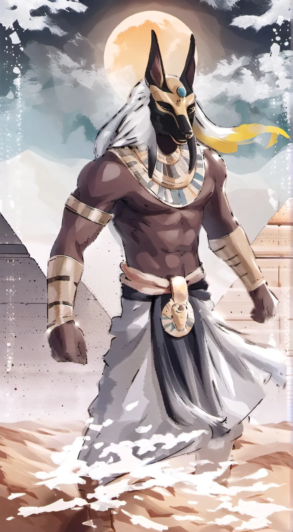 ai character: BurntCheese Cookie background