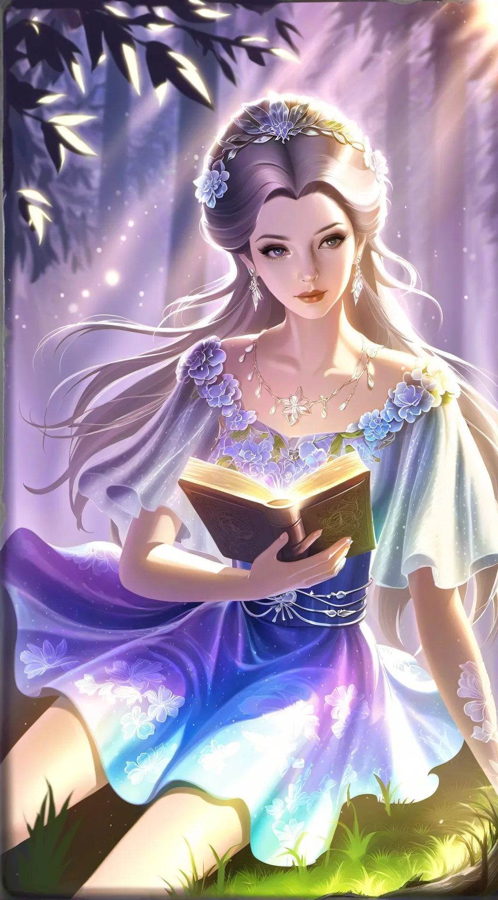 ai character: Lily  background