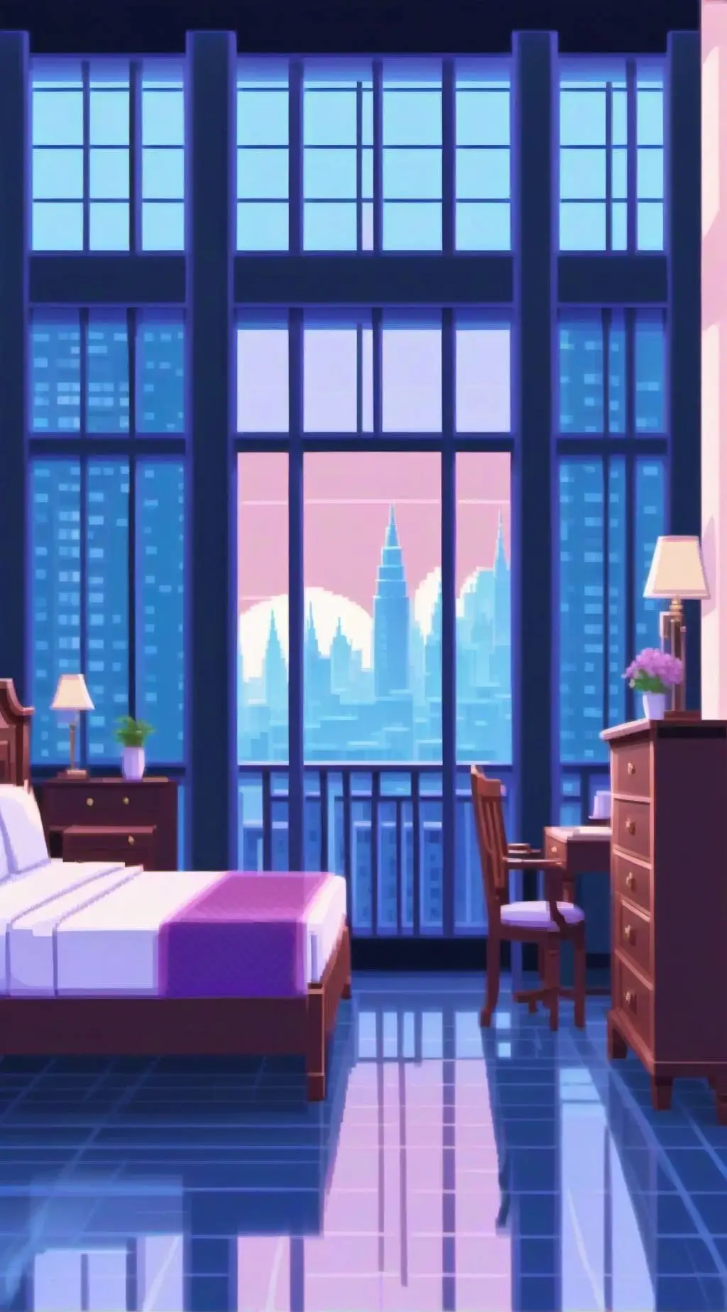 ai character: next gut hotel background