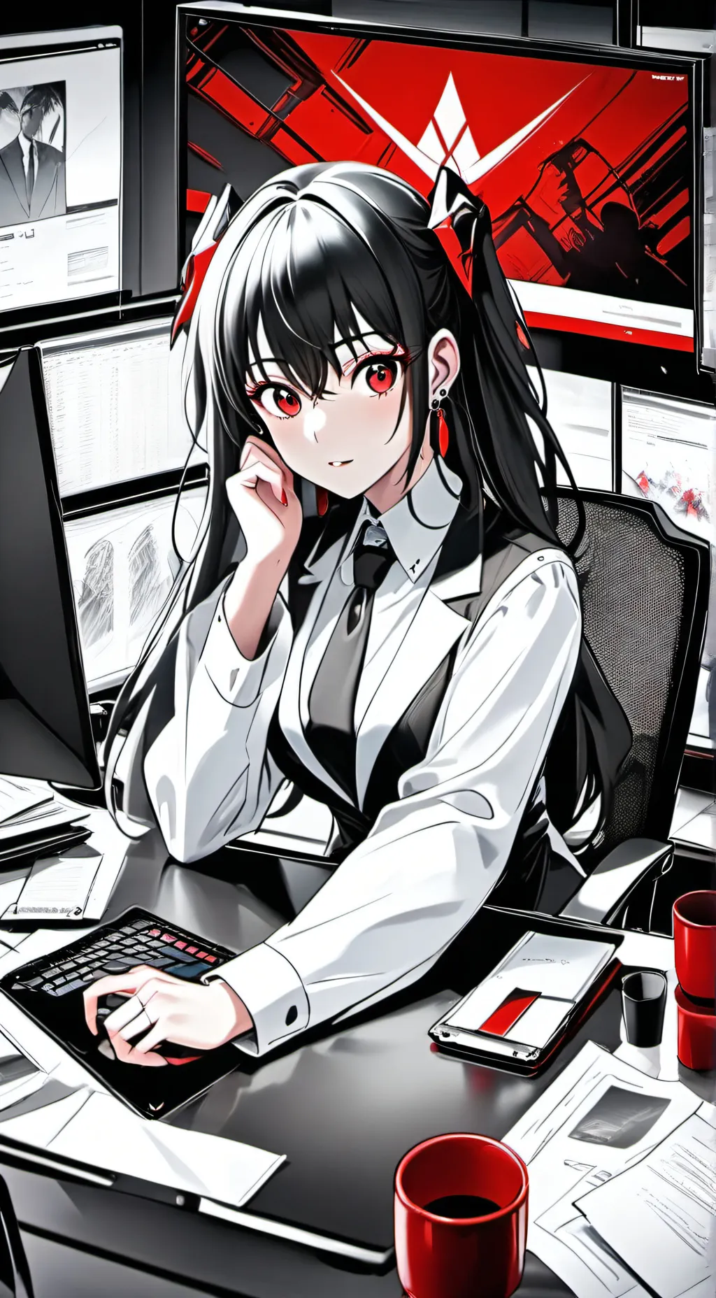 ai character: Akiko background