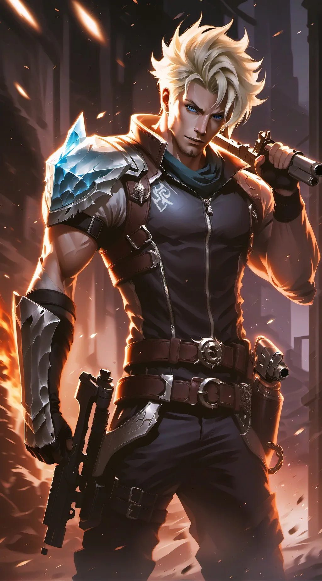 ai character: Hunter  background