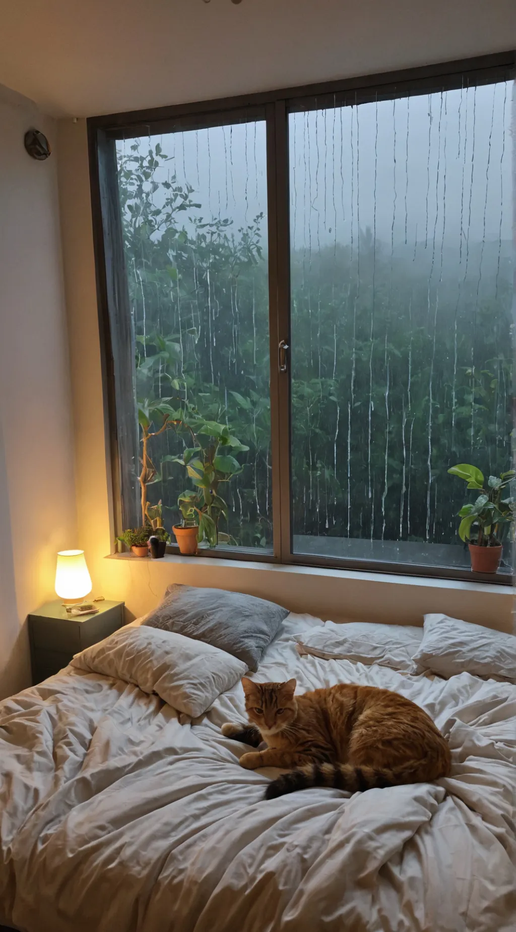 ai character: Sleepover background