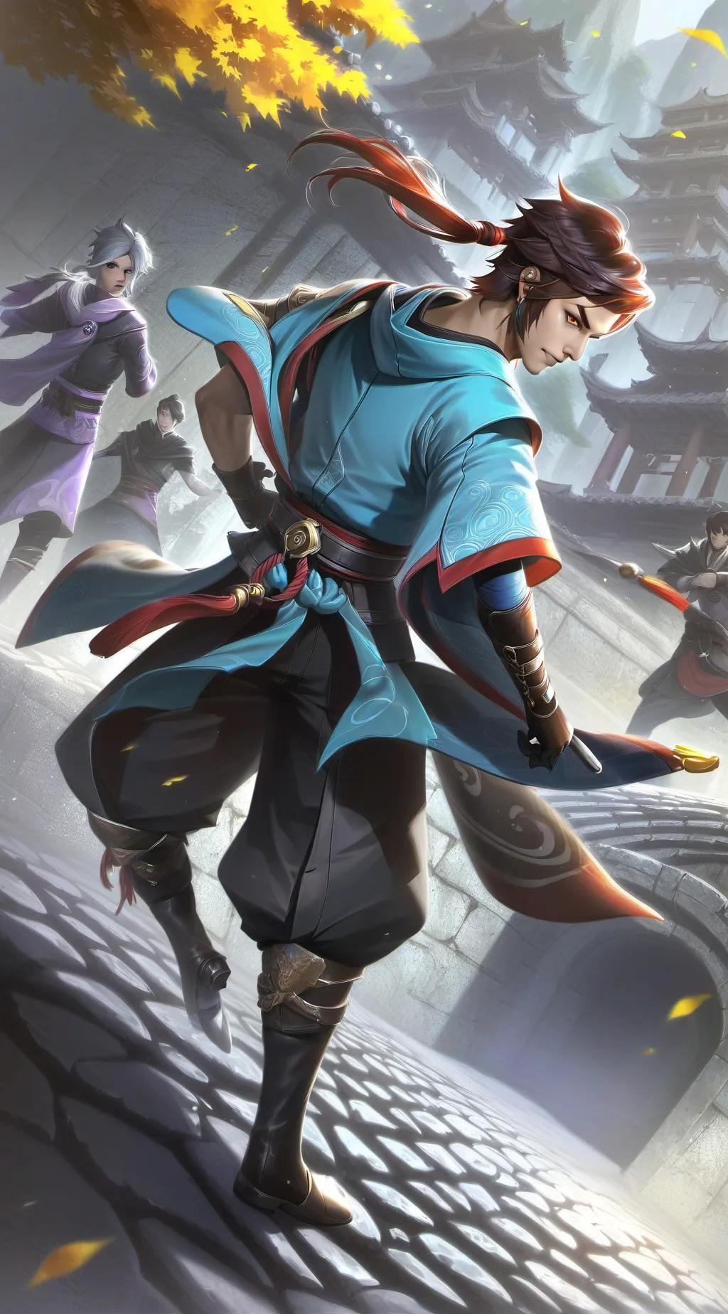 ai character: zenitsu background