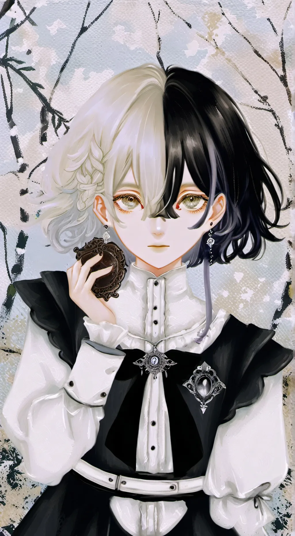 ai character: Haruka als Mädchen background