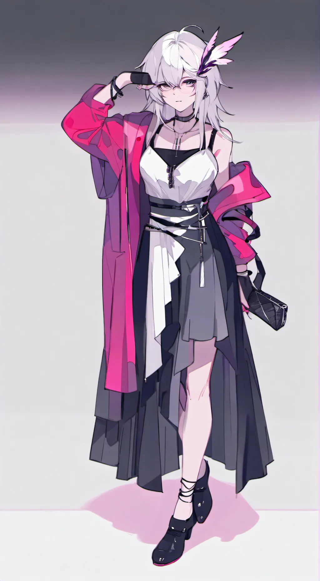 ai character: JJK x KNY background