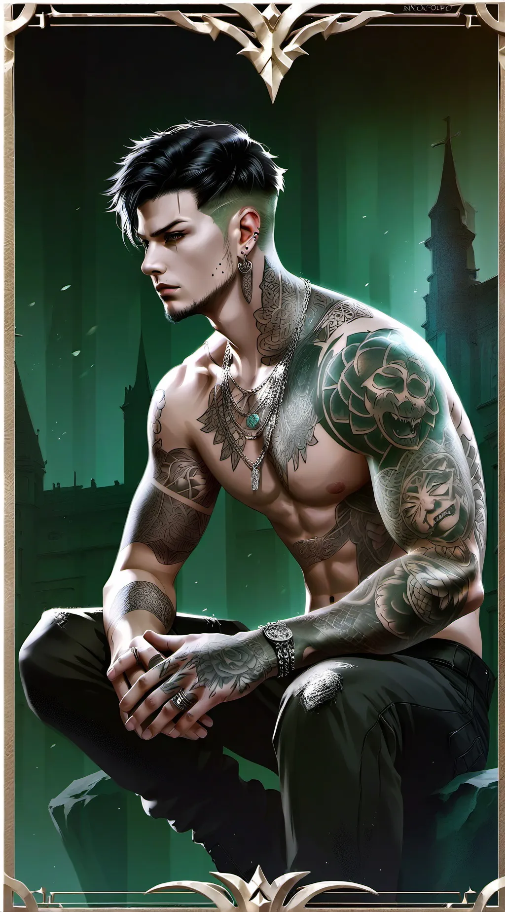 ai character: Athens background