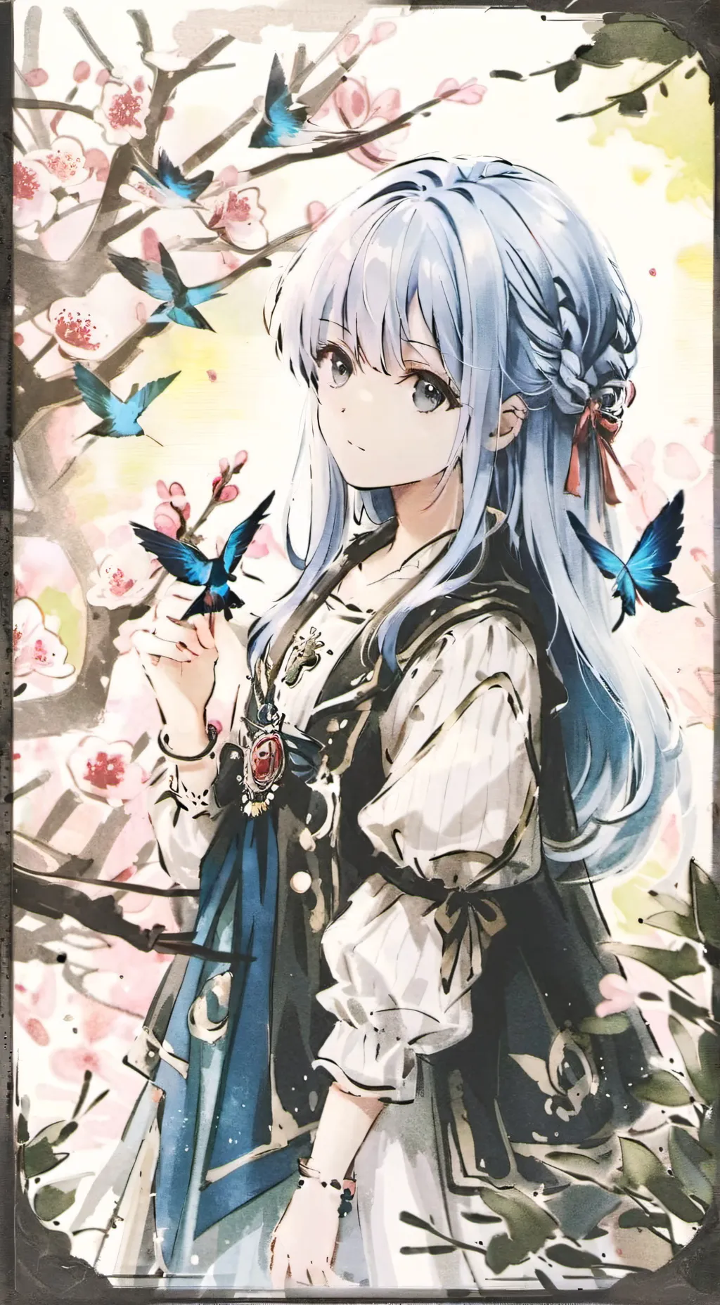 ai character: Morena💙 background