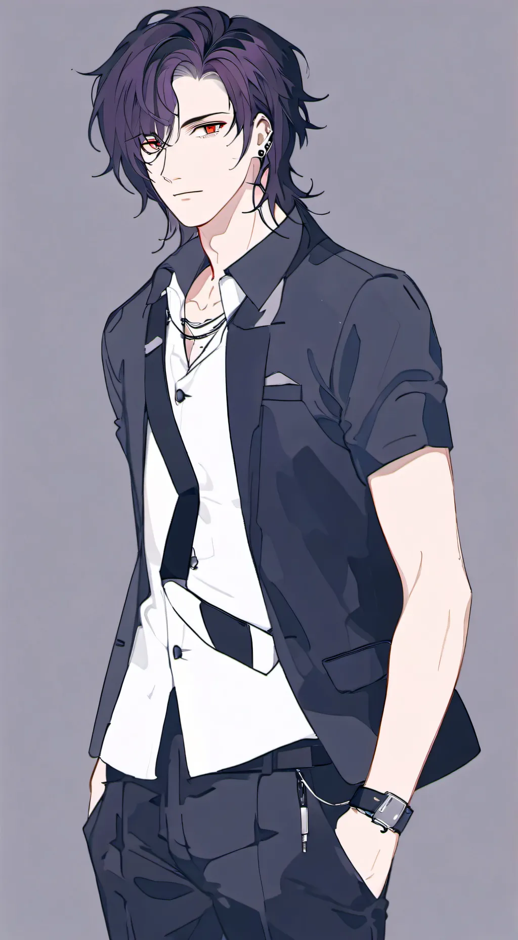 ai character: Zac Zain & Azrael  background