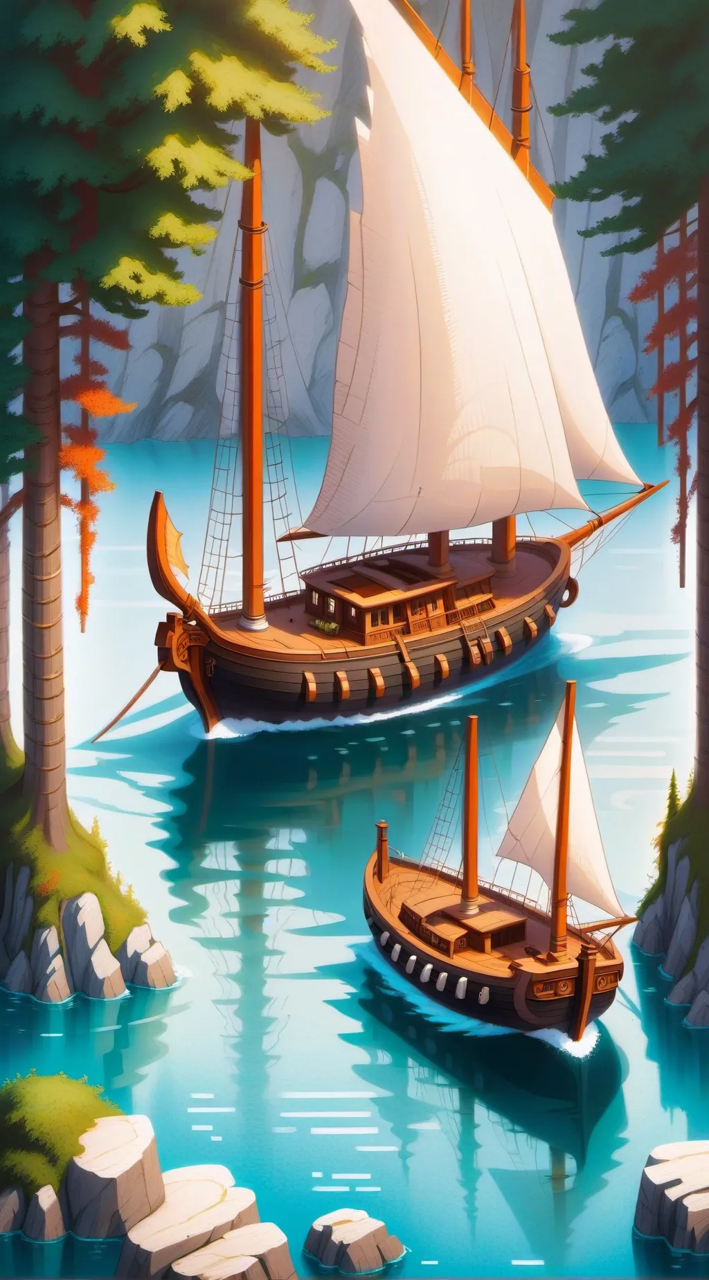ai character: fpe boat  background