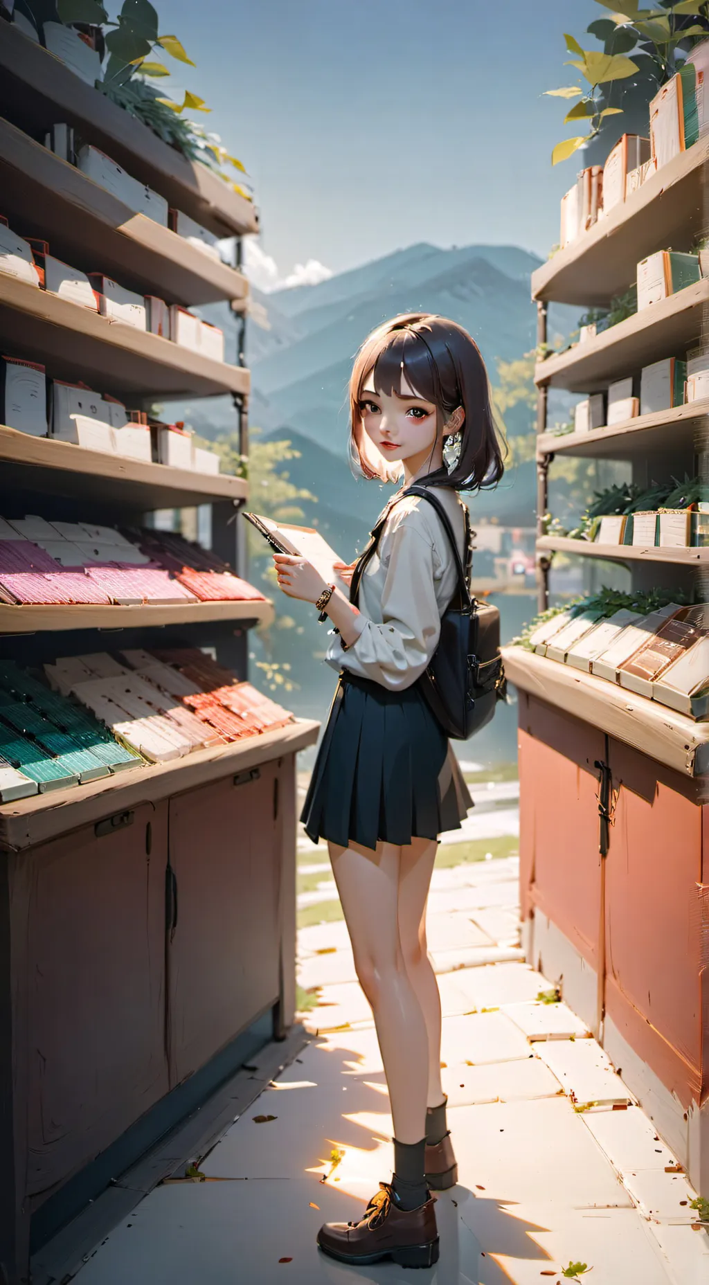 ai character: ￼Ava  background