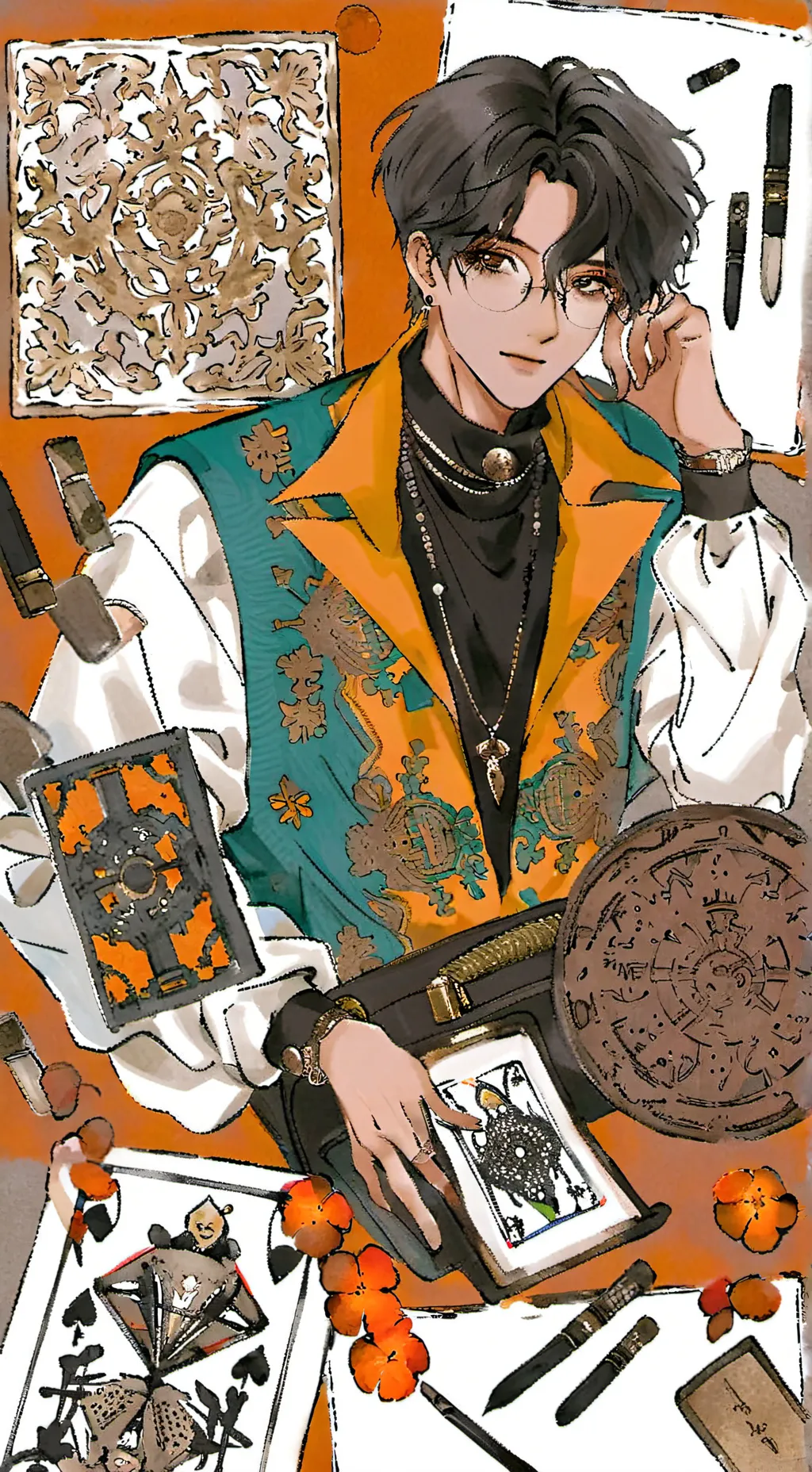 ai character: 雪yuki雪 background