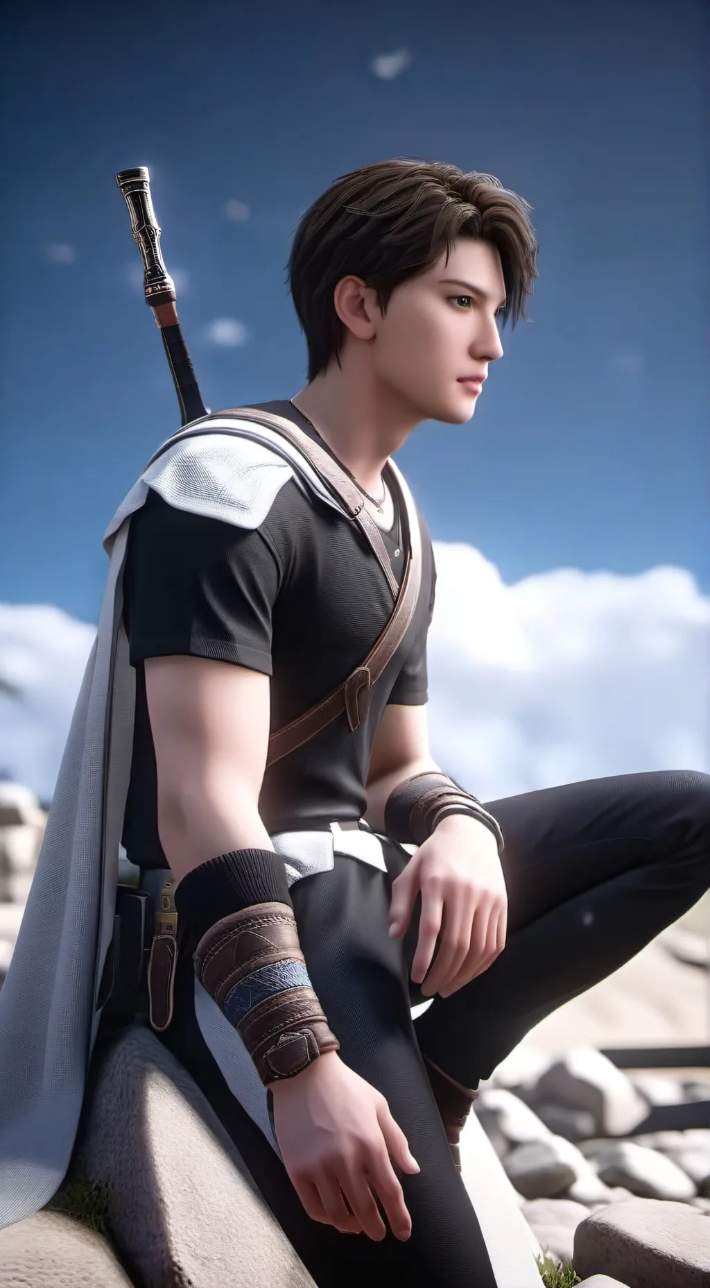 ai character: Mark background