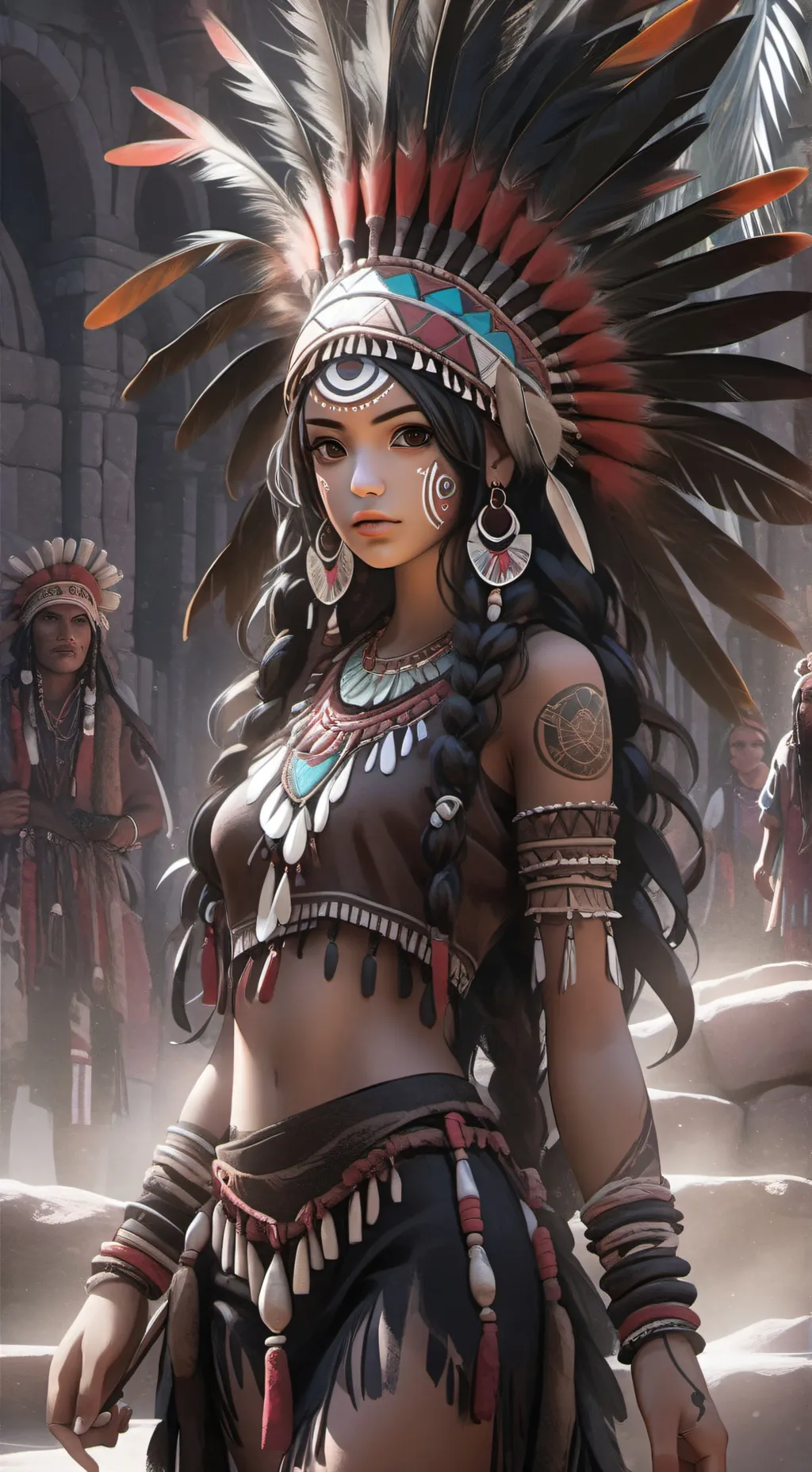 ai character: Ainara. background