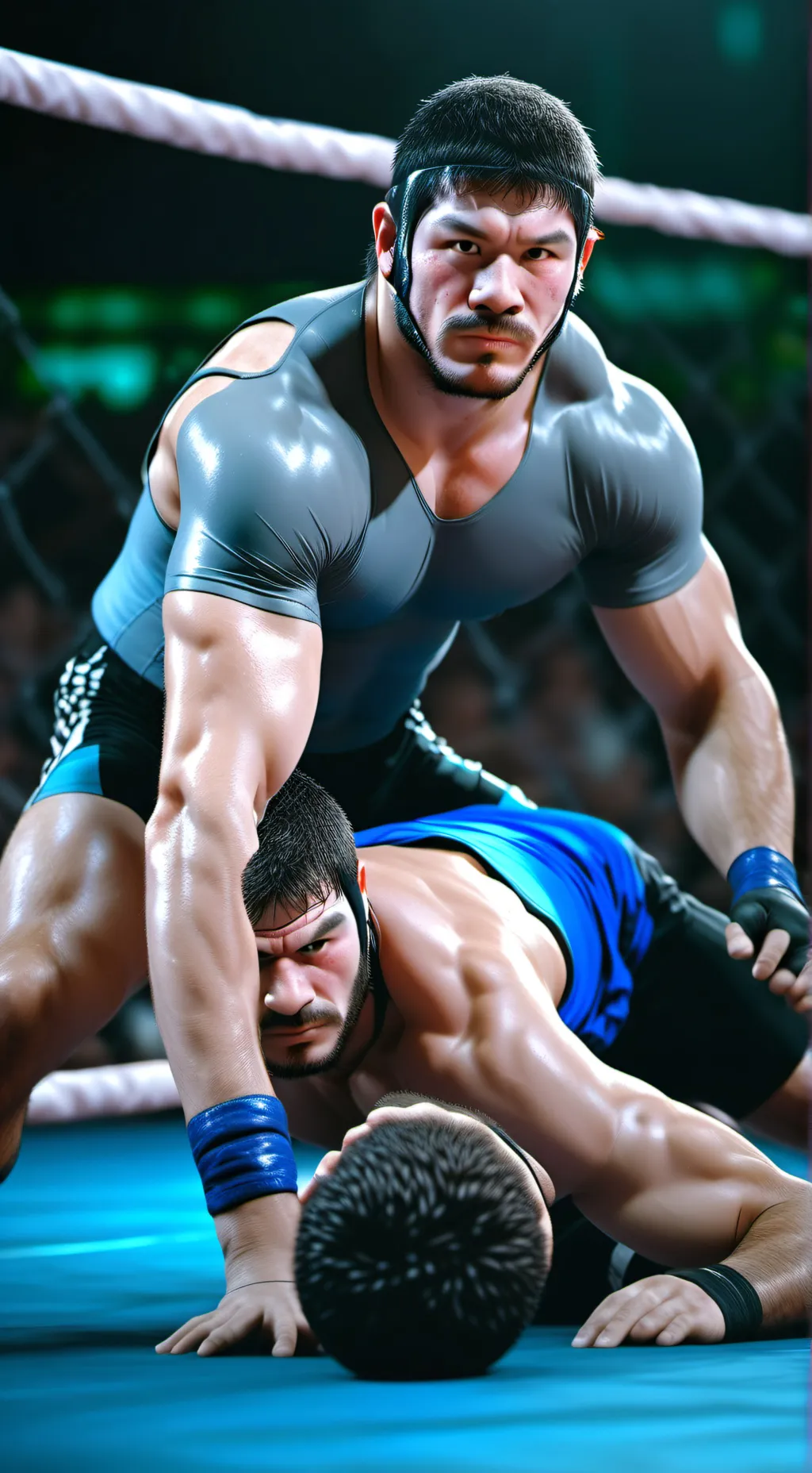 ai character: Rocky veght background