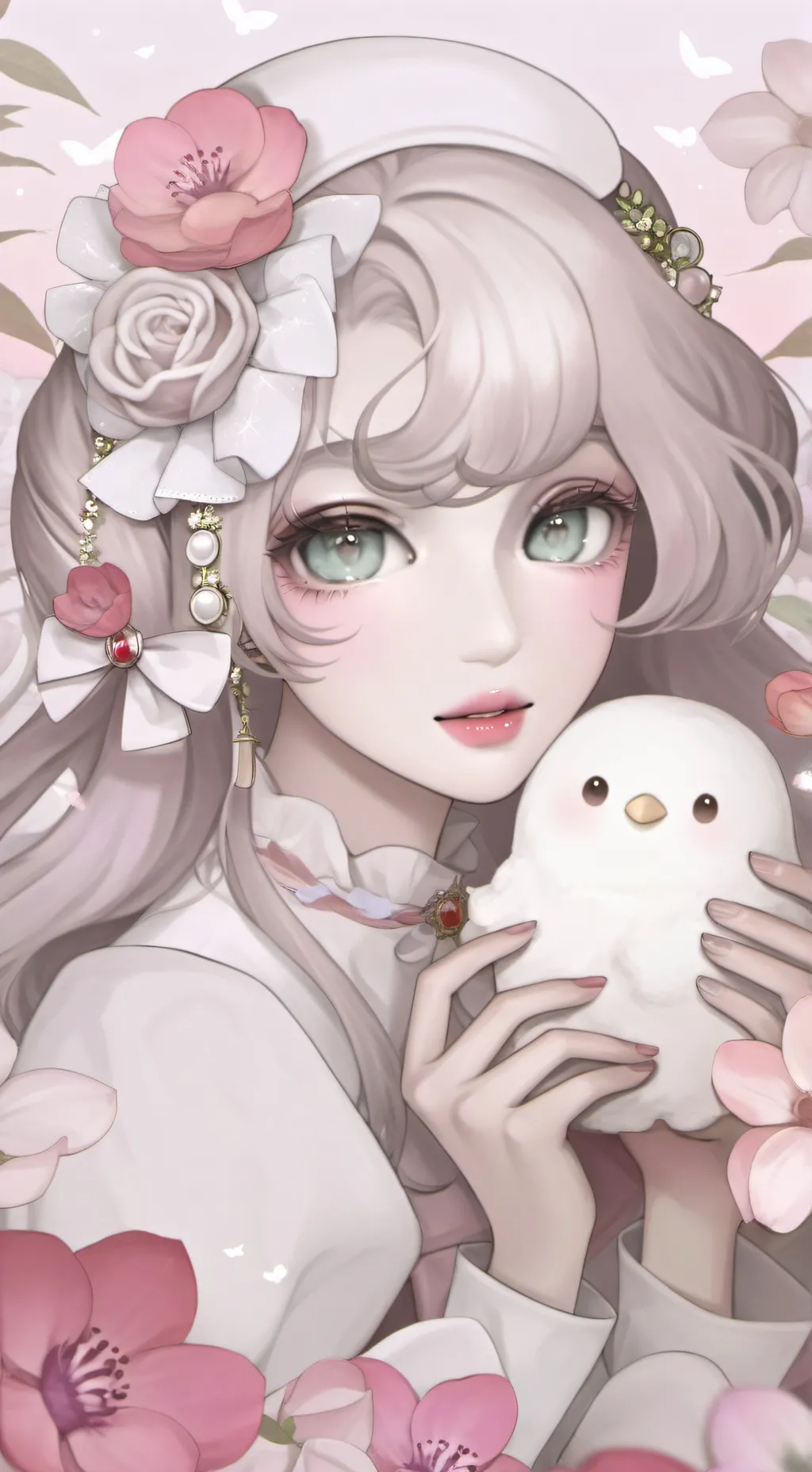 ai character: lily background