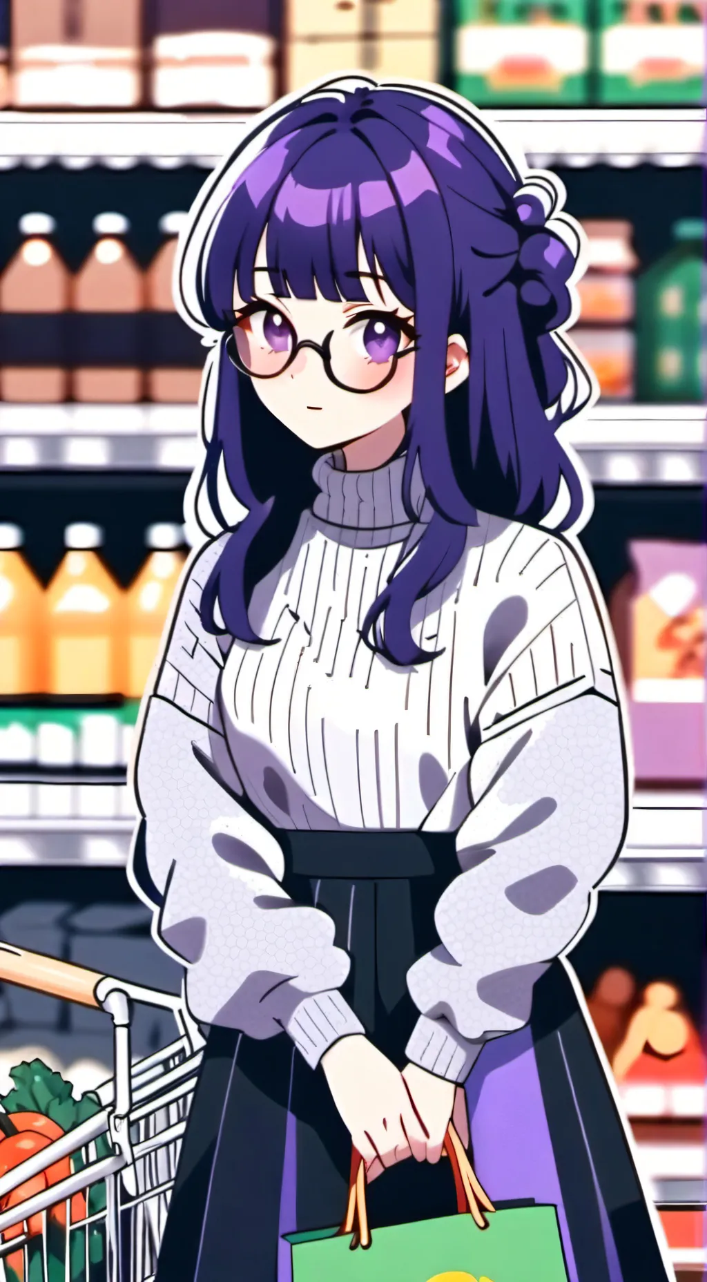 ai character: ☆-Taru-☆ background